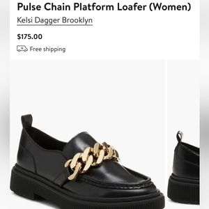 Brand new Kelsi Dagger platform loafers size 9
